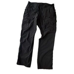 Clothing Arts Pick Pocket Proof Cargo Pants Mens 34x30 Black Travel Pilling